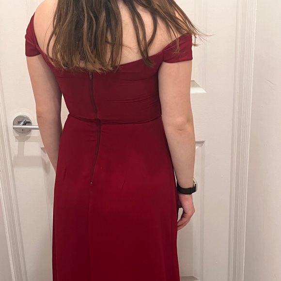 Windsor Dresses Red Floor Length Gown Poshmark